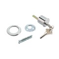 Chain Link Fence Gate DAC 48" Detex Superior Alarmed Exit Bar Kit with Adjustable Mounting Plate & Lock Box (Anodized Aluminum)