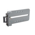Chain Link Fence Gate DAC 48" Detex Superior Alarmed Exit Bar Kit with Adjustable Mounting Plate & Lock Box (Anodized Aluminum)