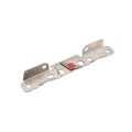 Chain Link Fence Gate DAC 48" Detex Superior Alarmed Exit Bar Kit with Adjustable Mounting Plate & Lock Box (Anodized Aluminum)