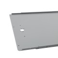 Chain Link Fence Gate DAC 48" Detex Superior Alarmed Exit Bar Kit with Adjustable Mounting Plate & Lock Box (Anodized Aluminum)