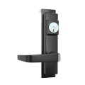 Chain Link DAC Lever Handle With Storeroom Function For Detex Bar (Black) (Panic Bars)