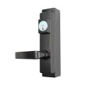 Chain Link DAC Lever Handle With Storeroom Function For Detex Bar (Black) (Panic Bars)