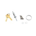 Chain Link DAC Lever Handle With Storeroom Function For Detex Bar (Silver)