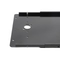 Chain Link Fence Gate DAC 36" Black Detex Superior Exit Bar Kit with Mounting Plate and Lock Box (Anodized Aluminum)