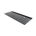 Chain Link Fence Gate DAC 36" Black Detex Superior Exit Bar Kit with Mounting Plate and Lock Box (Anodized Aluminum)