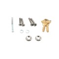 Chain Link Black DAC Electrified Control Trim for Detex Bar - Right Handed