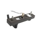 Chain Link Black DAC Electrified Control Trim for Detex Bar - Right Handed