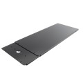 Chain Link DAC 12" Universal Adjustable Mounting Plate For Panic Exits (Black) (Panic Bars)