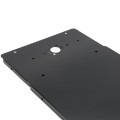 Chain Link DAC 12" Universal Adjustable Mounting Plate For Panic Exits (Black) (Panic Bars)