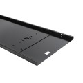 Chain Link DAC 12" Universal Adjustable Mounting Plate For Panic Exits (Black) (Panic Bars)