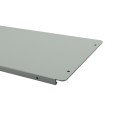 Chain Link DAC 12" Undrilled Universal Adjustable Mounting Plate For Panic Exits (Silver)
