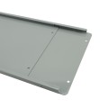 Chain Link DAC 12" Undrilled Universal Adjustable Mounting Plate For Panic Exits (Silver)