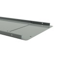 Chain Link DAC 12" Undrilled Universal Adjustable Mounting Plate For Panic Exits (Silver)