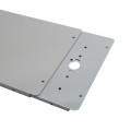 Chain Link DAC 12" Universal Adjustable Mounting Plate For Panic Exits (Silver)