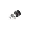 Chain Link 2 1/2" [2 3/8" OD] Round Post x 1 5/8" Round Gate Frame Premium Nylon Mini Cantilever Roller w/ Safety Cover for Sliding Gates (Galvanized Pressed Steel)