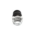 Chain Link 2 1/2" [2 3/8" OD] Round Post x 1 5/8" Round Gate Frame Premium Nylon Mini Cantilever Roller w/ Safety Cover for Sliding Gates (Galvanized Pressed Steel)