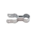 Chain Link 1 5/8" Industrial Drop Rod Guide to Secure Double Gates - Drop Bar (Galvanized Pressed Steel)