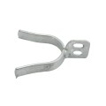 Chain Link 2 1/2" [2 3/8" OD] Drop Fork Latch - Gate Fork Latch (Galvanized Pressed Steel)
