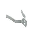 Chain Link 2 1/2" [2 3/8" OD] Drop Fork Latch - Gate Fork Latch (Galvanized Pressed Steel)