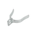 Chain Link 2 1/2" [2 3/8" OD] Drop Fork Latch - Gate Fork Latch (Galvanized Pressed Steel)