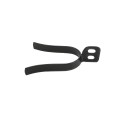 Chain Link 3" [2 7/8" OD] Black Drop Fork Latch - Gate Fork Latch (Steel)
