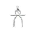 Chain Link 1 5/8" Industrial Drop Fork w/ Pin - Gate Fork Latch (Pressed Steel)
