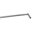 Chain Link 48" Drop Rod Assembly Kit - Heavy Duty Gate and Dumpster Drop Rod Bar (Galvanized Steel)