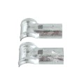 Chain Link 1 3/8" x 1 3/8" End Rail Clamp - Rail Band, T Clamp (Galvanized Steel)