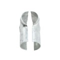 Chain Link 1 5/8" x 1 5/8" End Rail Clamp - Rail Band, T Clamp (Galvanized Steel)