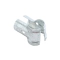 Chain Link 1 5/8" x 1 5/8" End Rail Clamp - Rail Band, T Clamp (Galvanized Steel)