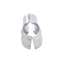 Chain Link 2 1/2" [2 3/8" OD] x 2" [1 7/8" OD] End Rail Clamp - Rail Band, T Clamp (Galvanized Steel)