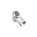 Chain Link 2" [1 7/8" OD] x 1 5/8" End Rail Clamp - Rail Band, T Clamp (Galvanized Steel)