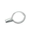 Chain Link 3 1/2" x 1 5/8" Black End Rail Clamp - Rail Band, T Clamp (Galvanized Steel) 