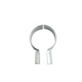Chain Link 3 1/2" x 1 5/8" Black End Rail Clamp - Rail Band, T Clamp (Galvanized Steel) 