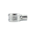 Chain Link 3 1/2" x 1 5/8" Black End Rail Clamp - Rail Band, T Clamp (Galvanized Steel) 