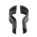 Chain Link 3" [2 7/8" OD] x 1 5/8" Black End Rail Clamp - Rail Band, T Clamp (Galvanized Steel)