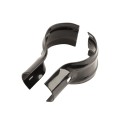 Chain Link 3" [2 7/8" OD] x 1 5/8" Black End Rail Clamp - Rail Band, T Clamp (Galvanized Steel)