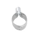 Chain Link 4" [4" OD] x 1 5/8" End Rail Clamp - Rail Band, T Clamp (Galvanized Steel)
