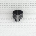 Chain Link 4" x 1 5/8" Black End Rail Clamp - Rail Band, T Clamp