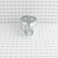 Chain Link 4" x 2" End Rail Clamp - Rail Band, T Clamp (Galvanized Steel)