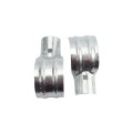 Chain Link 4" x 2" End Rail Clamp - Rail Band, T Clamp (Galvanized Steel)