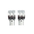 Chain Link 4" x 2" End Rail Clamp - Rail Band, T Clamp (Galvanized Steel)