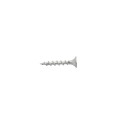 Philips Bugle Head Deck Screw Grey 1" Exterior Dacrotized Wood Screws (Steel) (Other)