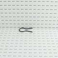 EZ Twist 1 3/8 inch OD x 9 Gauge Preformed Steel Tie Wire - Fence Ties - 100 Pack Black Vinyl Coated