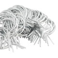EZ Twist 2 1/2" [2 3/8" OD] 9 Gauge Preformed Steel Fence Ties [100 Pack] - (Galvanized)