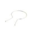 EZ Twist 2 1/2" [2 3/8" OD] 9 Gauge Preformed Steel Fence Ties [100 Pack] - (Galvanized)
