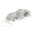 EZ Twist 2 1/2" [2 3/8" OD] 9 Gauge Preformed Steel Fence Ties [100 Pack] - (Galvanized)