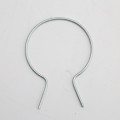 EZ Twist 3 1/2" (3 1/2" OD) x 9 Gauge Preformed Galvanized Steel Tie Wire - Fence Ties - 100 Pack (Galvanized Steel)