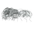 EZ Twist 3 1/2" (3 1/2" OD) x 9 Gauge Preformed Galvanized Steel Tie Wire - Fence Ties - 100 Pack (Galvanized Steel)