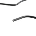 EZ Twist 4 1/2" OD 8 Gauge (9 Gauge Core) Preformed Steel Black Fence Ties [50 Pack] - (Vinyl Coated)